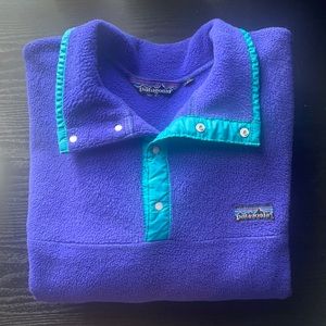 Vintage Patagonia Synchilla Snap T Pullover Fleece, M/L